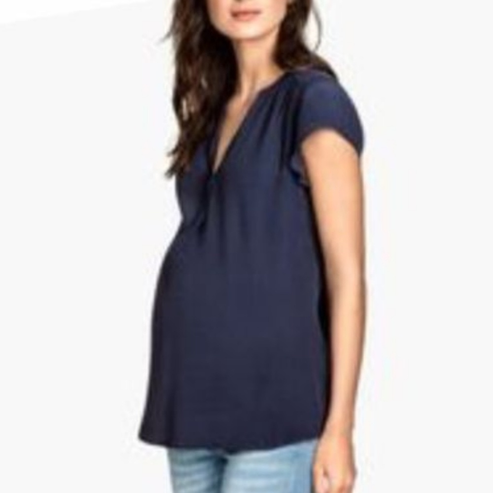 H&M Maternity Flutter Sleeve Top